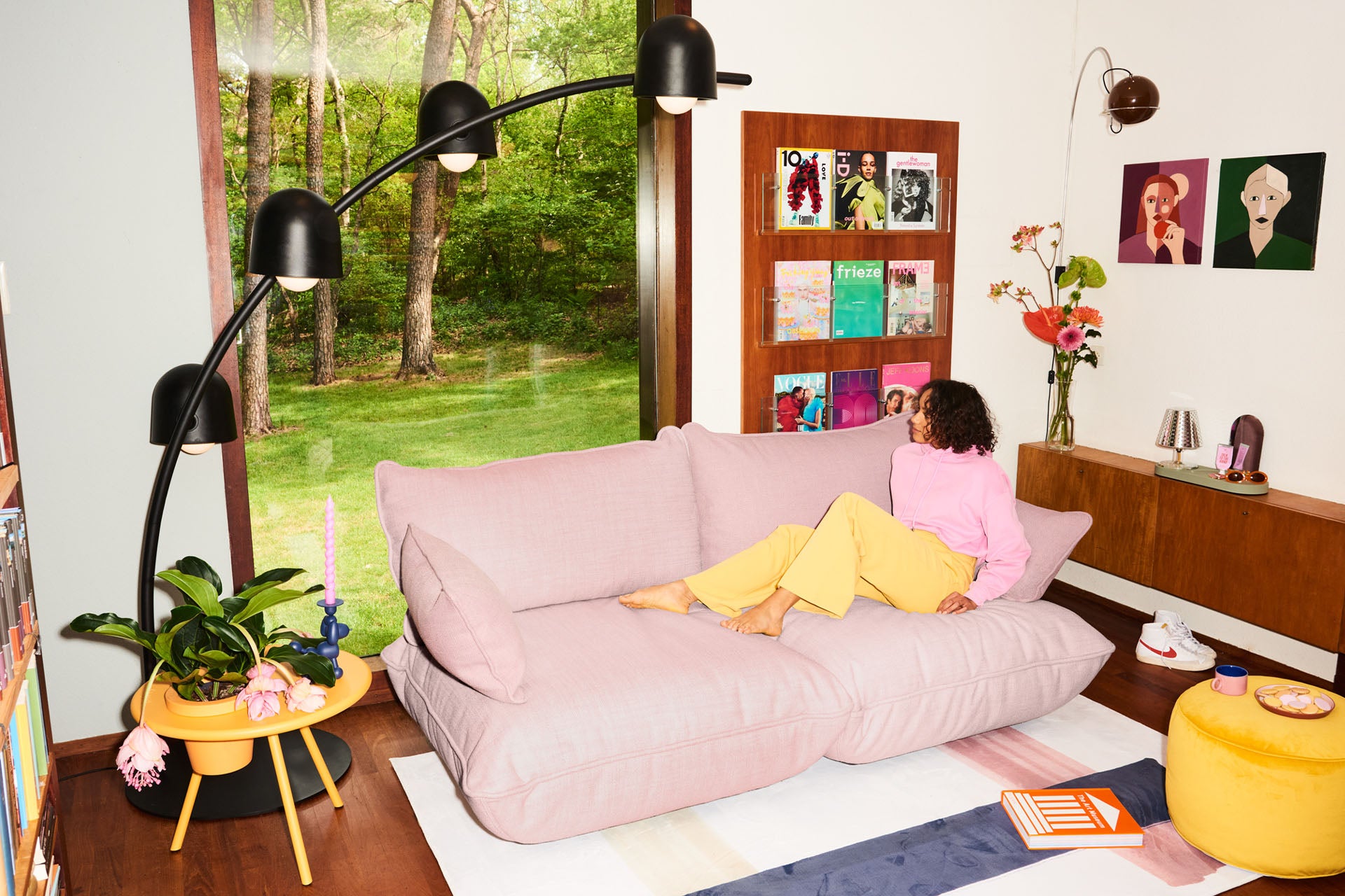 FATBOY Big Lebow in schwarz im Wohnzimmer - Lifestyle Bild