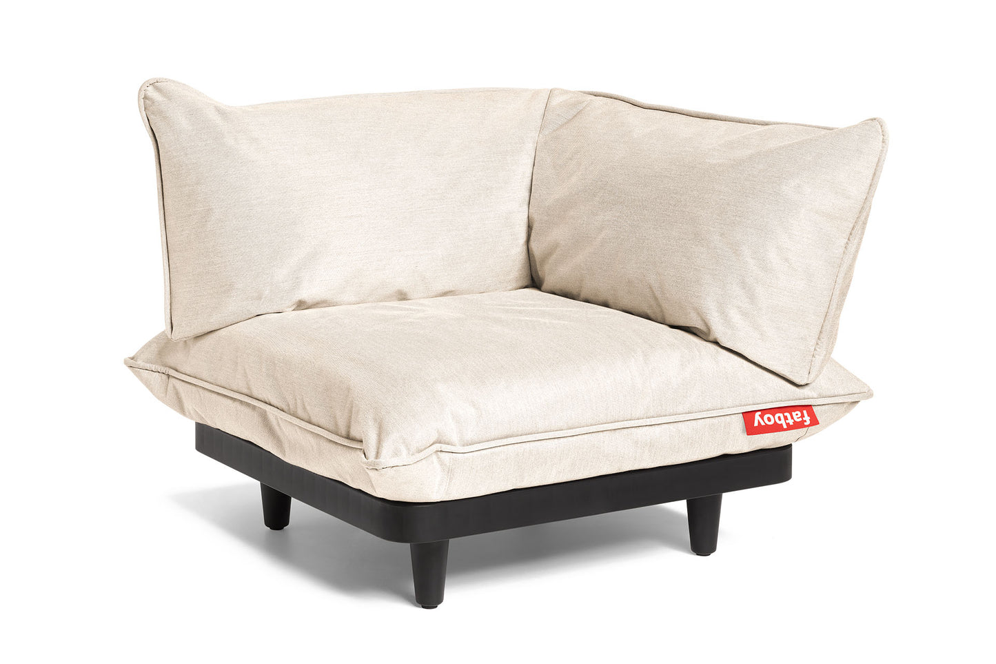 FATBOY Paletti Corner Seat - Sessel für draußen in wetterbeständigem Stoff in beige