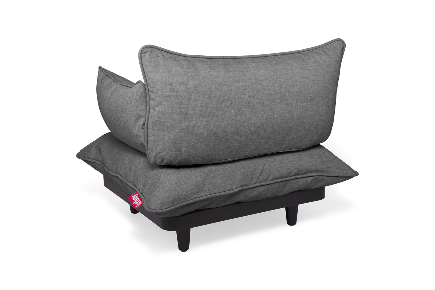 FATBOY Paletti Lunge Chair - grauer Sessel für draußen von hinten