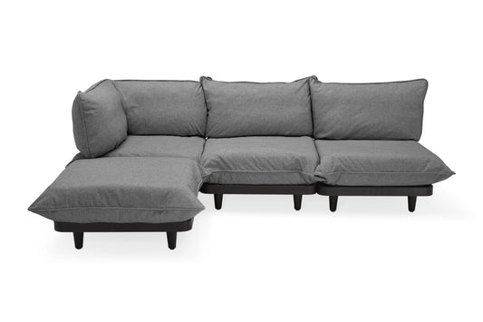 FATBOY Paletti Set Large - großes Sofa für draußen in dunklem grau