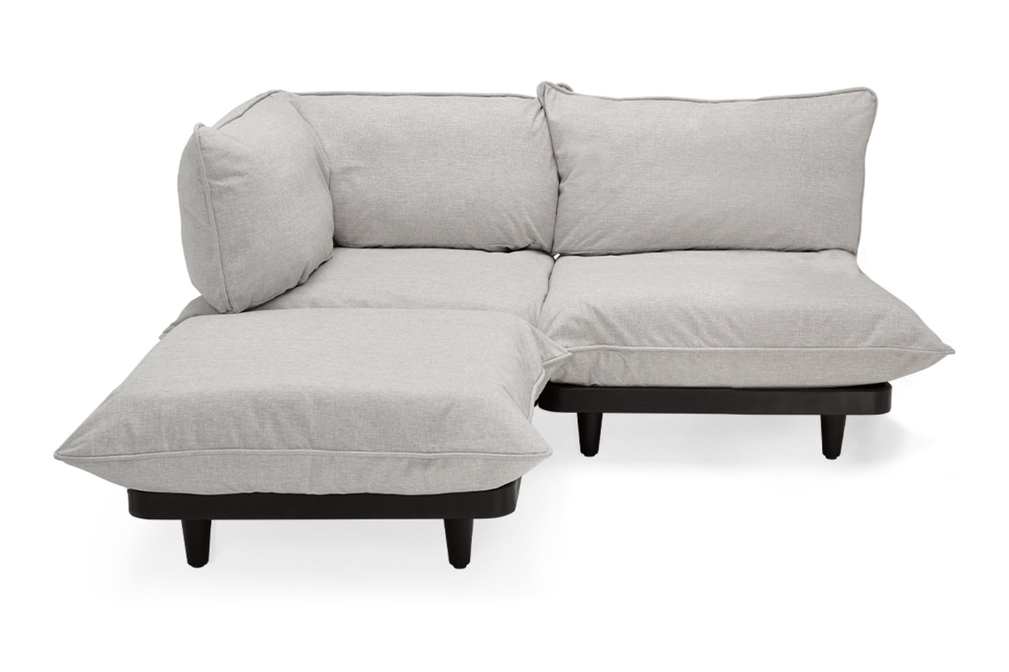 FATBOY Paletti Set Medium - wetterfestes Sofa für draußen mit Modulen in hellgrau