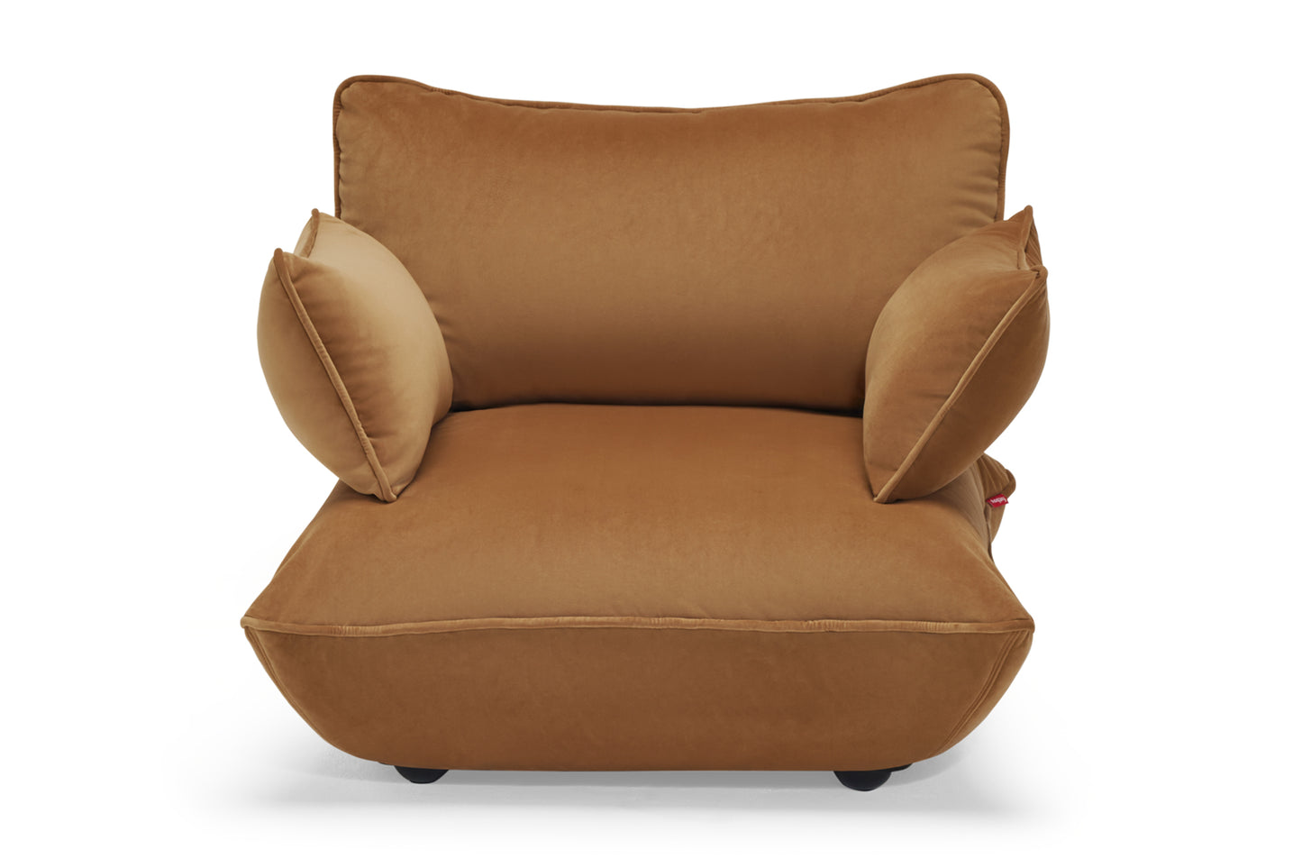 FATBOY Sumo Love Seat Velvet - brauner Samt Sessel mit Armlehnen