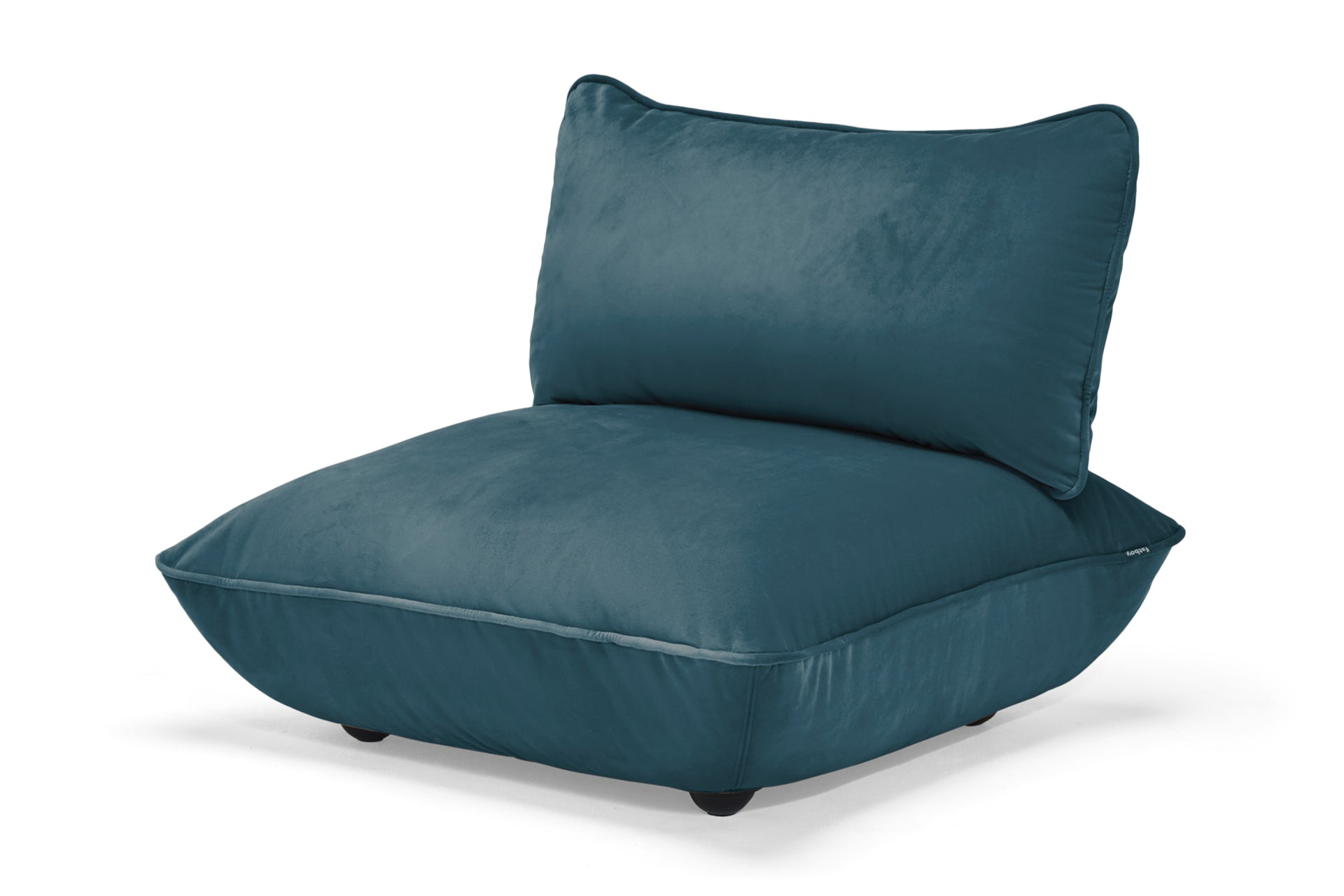 FATBOY Sumo Seat Velvet - blauer Samt Sitz gemütlicher Look