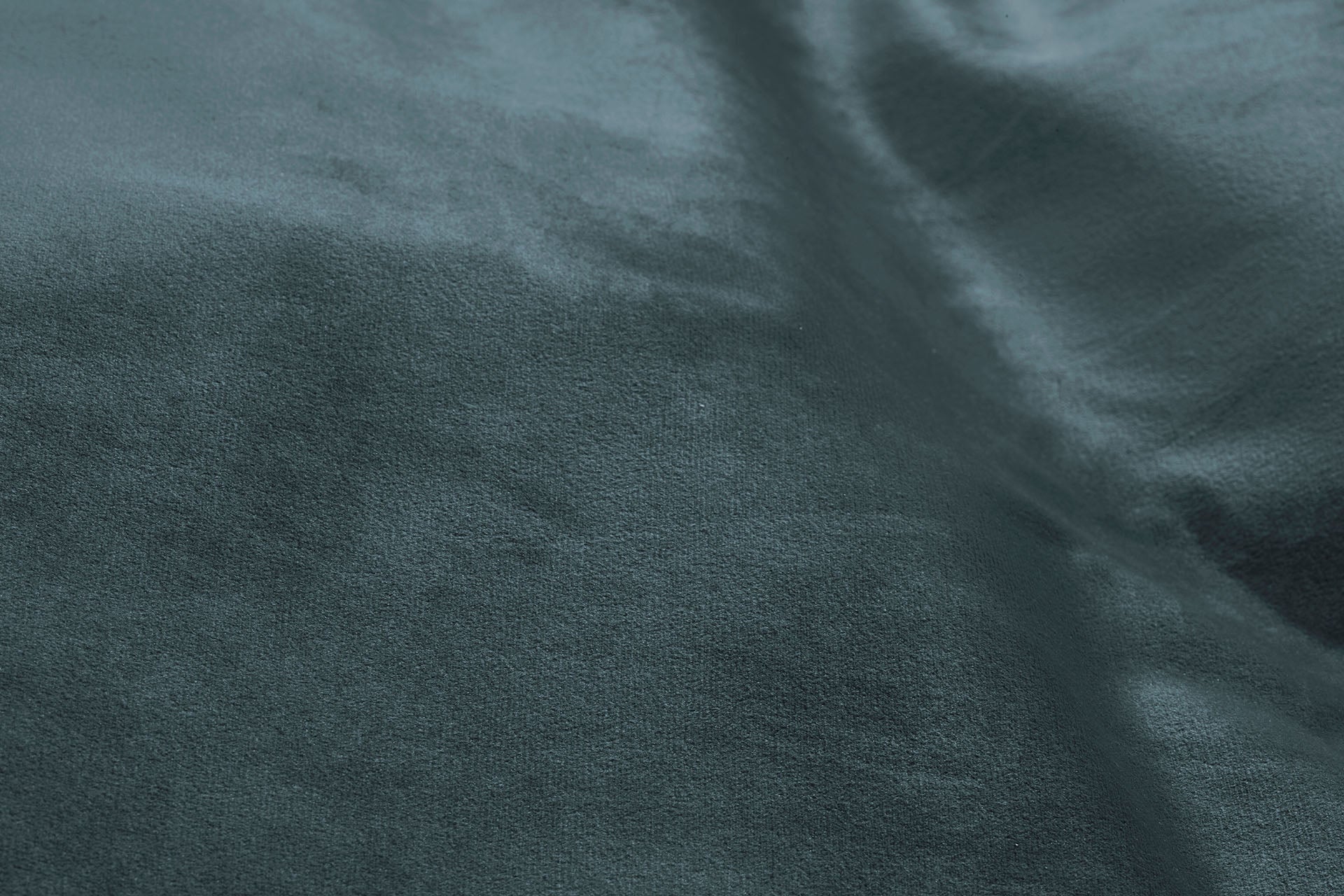 FATBOY Sumo Sofa - blauer Samt Bezug Nahaufnahme