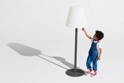 FATBOY Edison The Giant - Grauer Ständer, Lampe in Anthracite