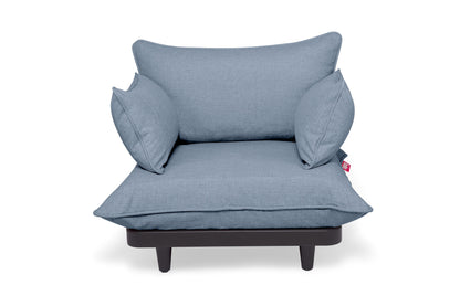FATBOY Paletti Lunge Chair - blauer outdoor Sessel Stuhl mit Armlehnen