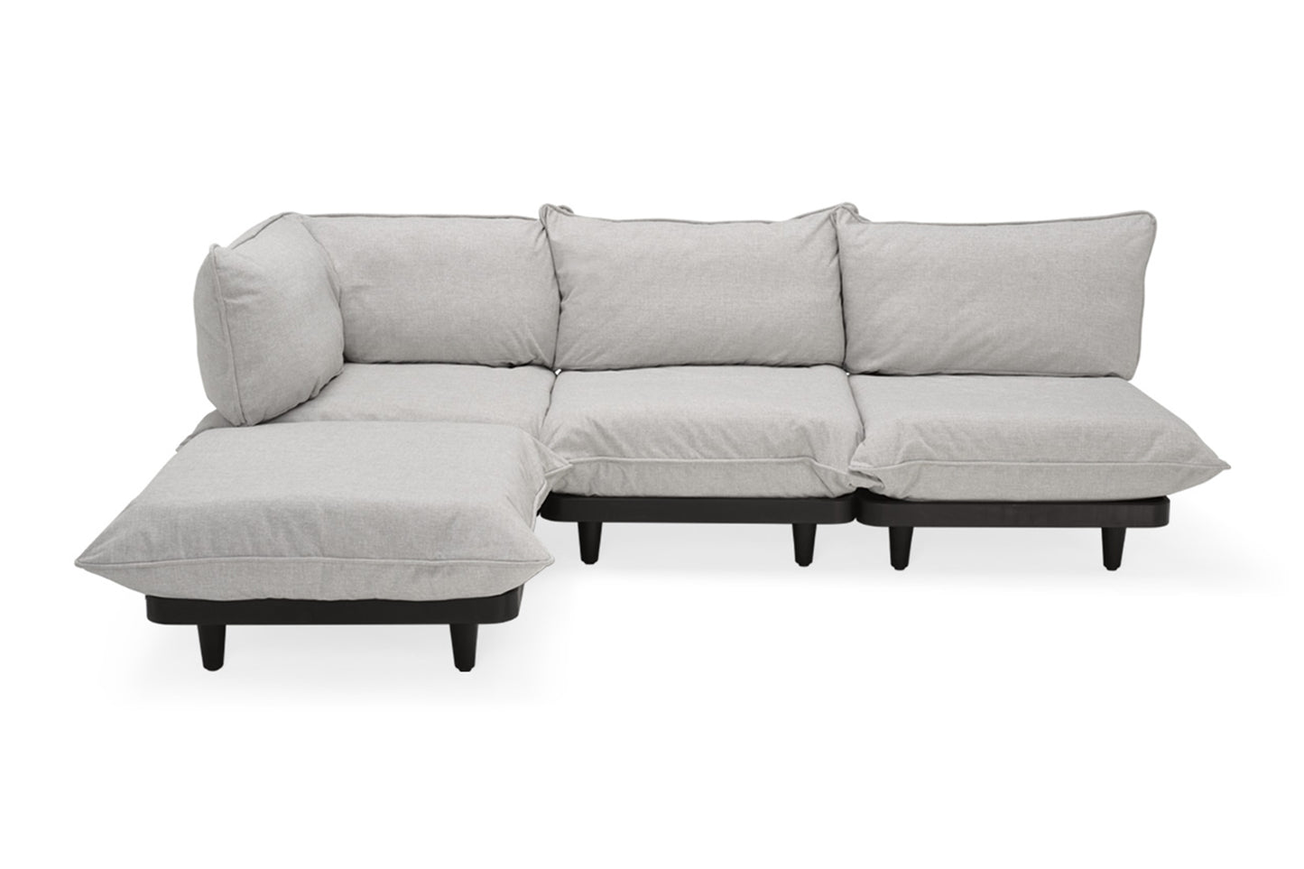 FATBOY Paletti Set Large - modulares großes Sofa für draußen in hellgrau
