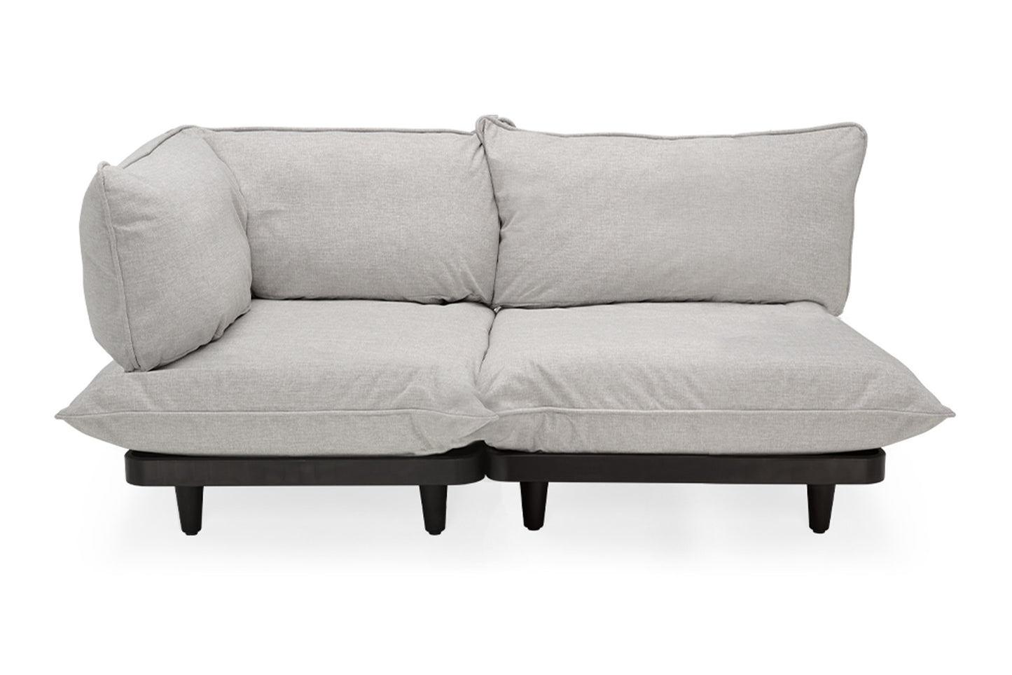 FATBOY Paletti Set Small - kleines hellgraues Sofa für draußen
