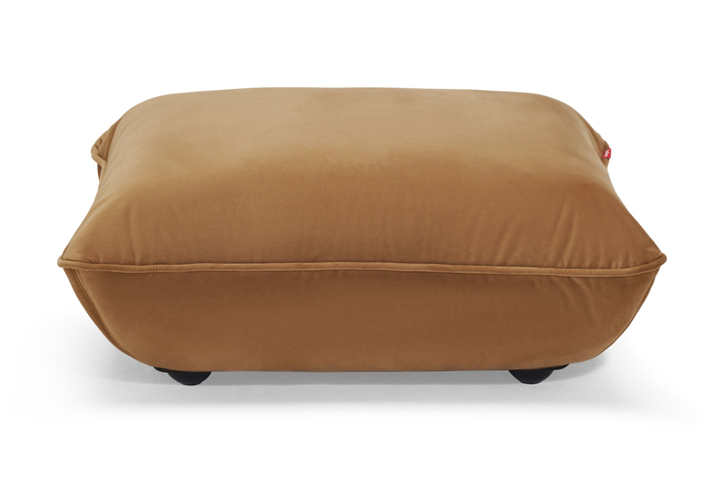 FATBOY Sumo Hocker Velvet - brauner Hocker - von vorne