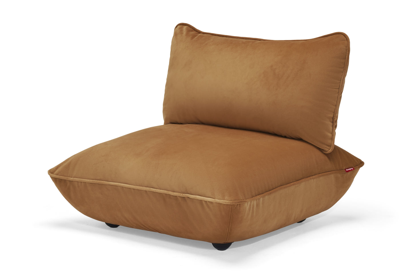 FATBOY Sumo Seat Velvet - brauner Samt Sessel von vorne